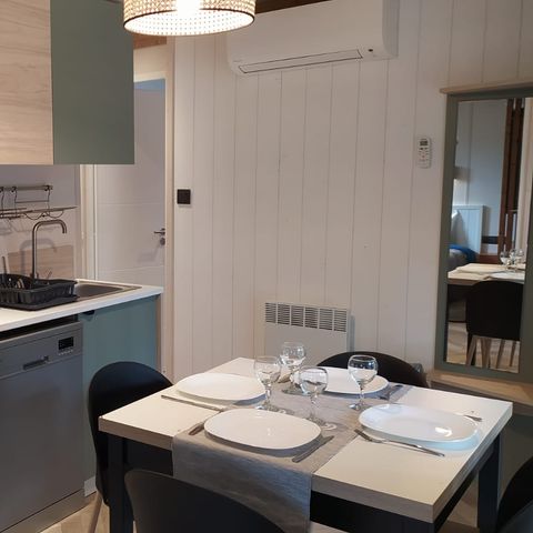 CHALET 6 personas - Chalet Badiane Premium + 35m² (2bed - 4/6 pers) + Terraza 19m² + LV + TV + 2SDB + Aire acondicionado