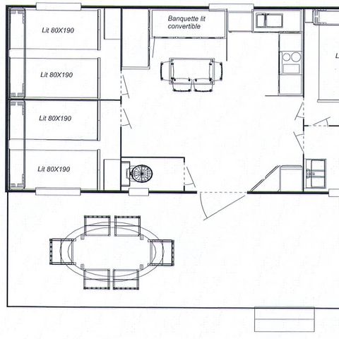 Mobile home 7 persons - 3 Bedrooms PREMIUM