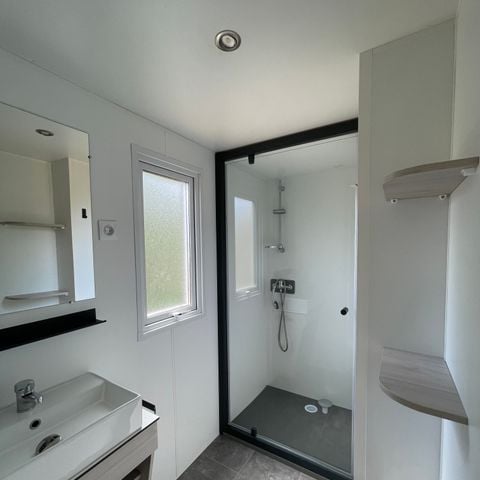Stacaravan 6 personen - Stacaravan EVO 29 airconditioning en televisie 4/6 personen