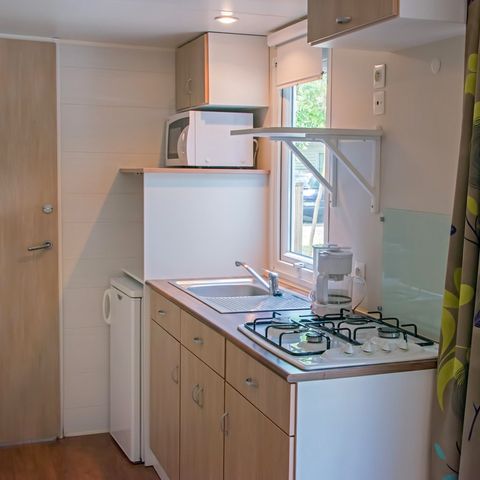 Mobilheim 6 Personen - OHARA 4/6 Personen Überdachte Terrasse