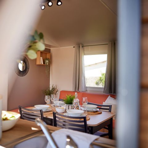 MOBILE HOME 6 people - NEST 33 LUXE- 3 bedrooms Air conditioning + TV