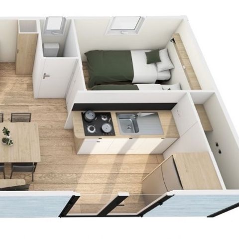 BUNGALOW 6 personnes - SAPHIR 2 CH VUE MER