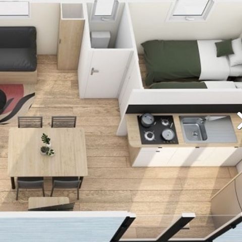 BUNGALOW 6 personnes - SAPHIR 2 CH VUE MER