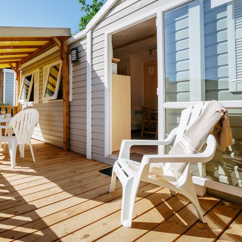 Mobile home 6 persons - Mobile-home | Classic | 3 Bedrooms | 6 Pers. | Raised terrace | 1 bathroom