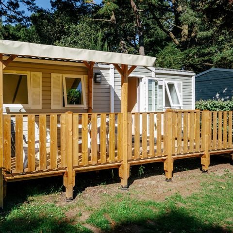 BUNGALOW 6 personnes - Classique | 3 Chambres | 6 Couchages | Terrasse semi couverte | 1 Salle de bain