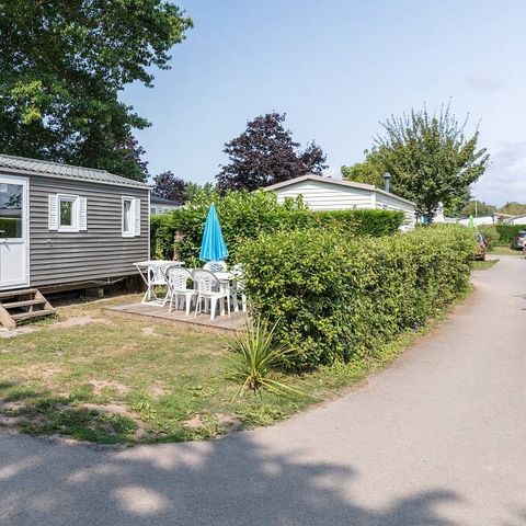 Stacaravan 6 personen - Comfort | 3 slaapkamers | 6 slaapplaatsen | Klein terras | 1 badkamer