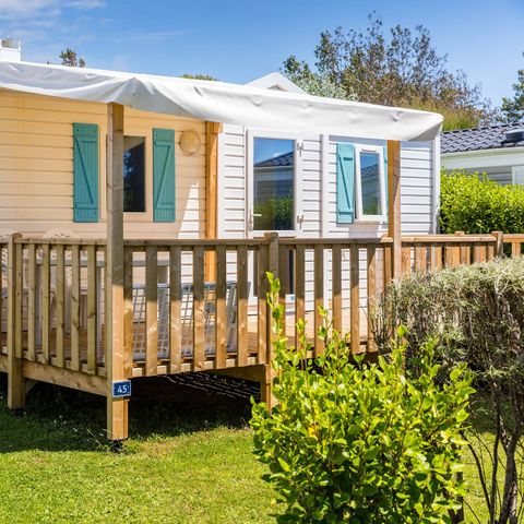 Mobile home 6 persons - Classic | 2 Bedrooms | 4/6 Pers | Raised terrace | 1 Bathroom | TV