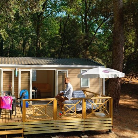 MOBILHOME 5 personas - Cottage Océan TV Wifi - 2 habitaciones - 4/5 personas