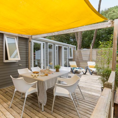 Mobilheim 6 Personen - Cottage Casablanca 6 pers 3 Schlafz. 2 Bad ****