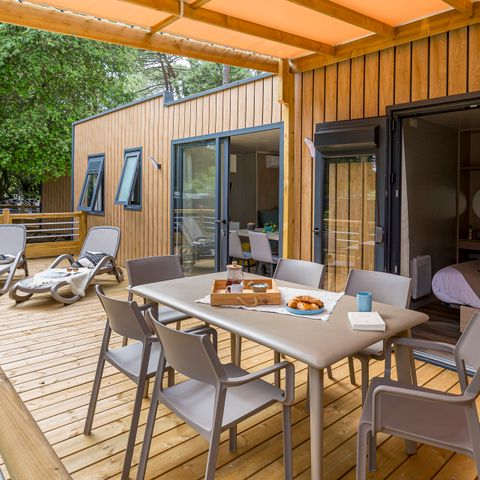 Mobilheim 6 Personen - Cottage Palma 6 pers 3 Schlafz. 2 Bad Premium