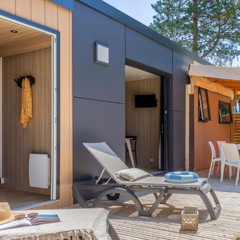 Mobilheim 4 personen - Cottage Palma 4 pers 2 Schlafz. 2 Bäder mit Whirlpool Premium
