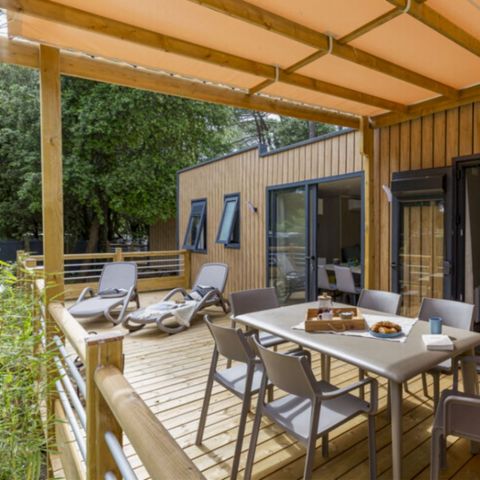 CASA MOBILE 6 persone - Cottage Palma 6 pers 3 camere da letto 2 bagni Premium