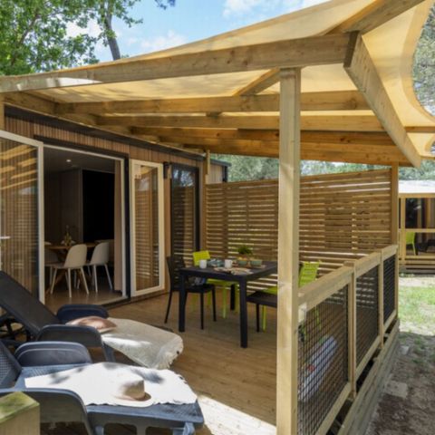 Stacaravan 4 personen - Bali cottage 4 pers 2 slaapkamers 1 badkamer ****