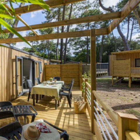 Stacaravan 8 personen - Cottage Casablanca 8 pers 4 slaapkamers 2 badkamers ****