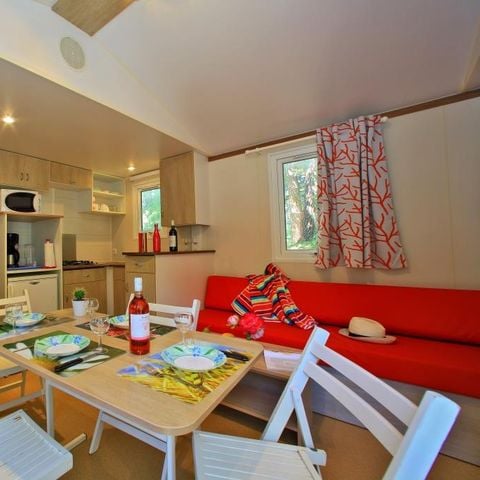 Stacaravan 4 personen - Cottage Acapulco 4 pers 2 sl.k. 1 bad ** (in het Frans)