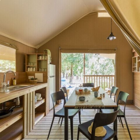 Tent 6 personen - Tent Lodge 6 pers 3 Ch 1 Sdb ***