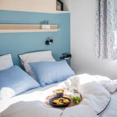 Stacaravan 6 personen - Stacaravan Aqua 2 slaapkamers 4/6 personen TV