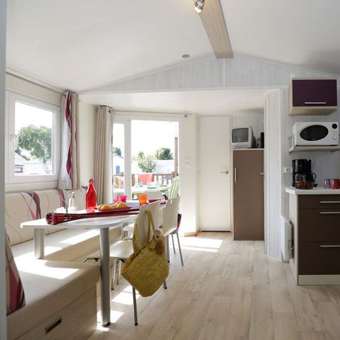 Mobile home 6 persons - Classic mobile home with semi-integrated terrace 3bed 6p