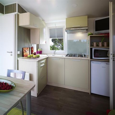 Mobile home 6 persons - Classic mobile home with semi-integrated terrace 3bed 6p