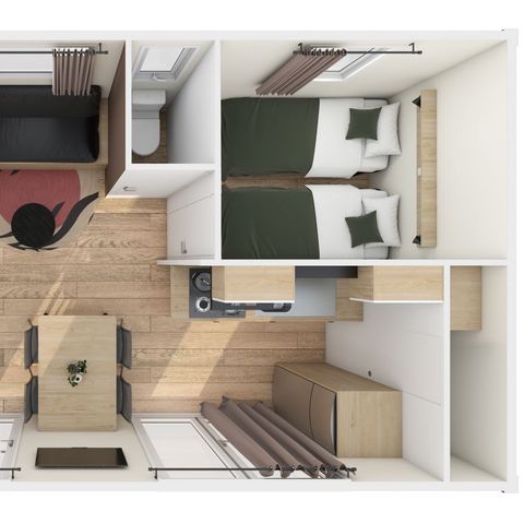 Mobile home 4 persons - Premium 2bed 4p