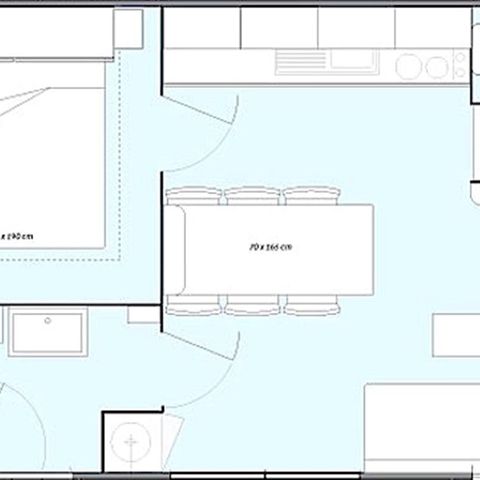 Mobile home 6 persons - Premium 3 Bedrooms 6 People