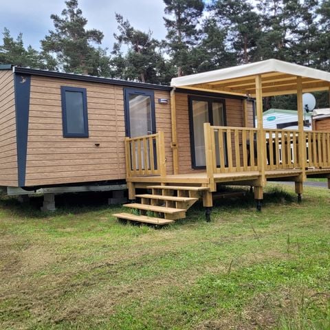 Stacaravan 4 personen - Met - 2 slaapkamers en airconditioning