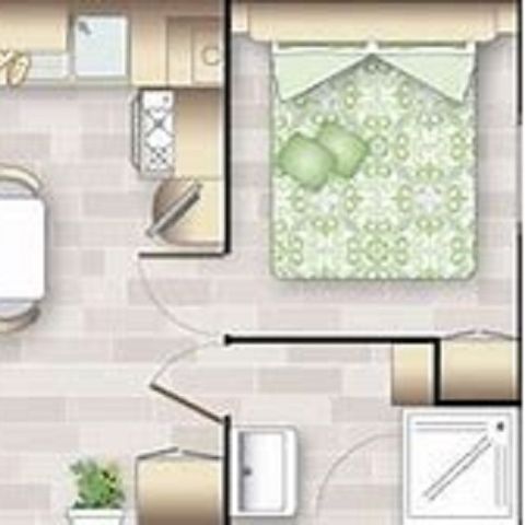 MOBILE HOME 6 people - MH Confort Paludiers 3bed 6pers