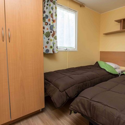 Stacaravan 4 personen - MH Middeleeuws comfort, 2 slaapkamers, 4 personen