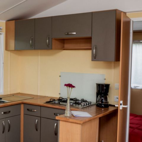 Stacaravan 4 personen - MH Middeleeuws comfort, 2 slaapkamers, 4 personen