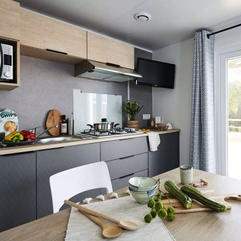 Stacaravan 4 personen - Premium+ 3 kamers 4 personen Airconditioning + TV