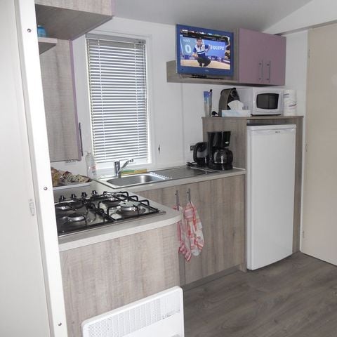 Mobilheim 5 personen - Loggia Privilège 26 m² (2 Schlafräume - 4/5 pers.) + TV + LV