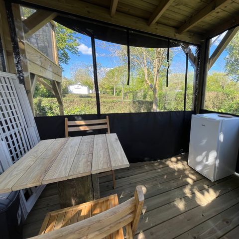 Einzigartig 2 personen - D'Tente DKbane 12m² INSOLITE - 1 Zimmer + Terrasse (ohne Sanitäranlagen)