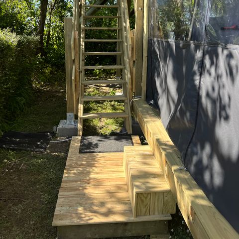Uniek 2 personen - D'Tente DKbane 12m² INSOLITE - 1 kamer + terras (geen sanitair)