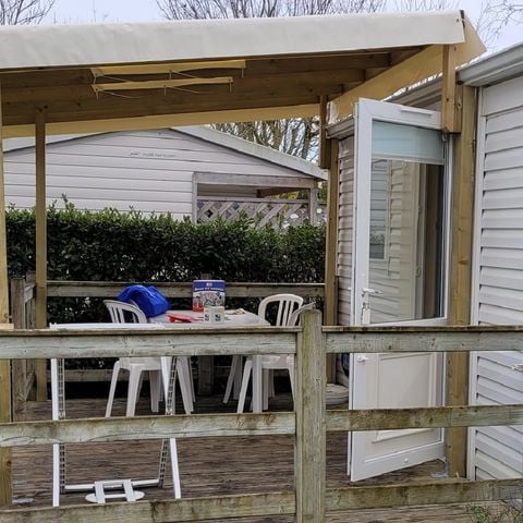 Mobilheim 4 personen - Smally 21 m² (2 Schlafräume - 4 Pers.) OHNE TV