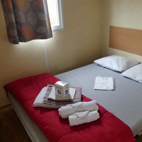 Mobilheim 4 personen - Smally 21 m² - 2 Schlafräume - OHNE TV