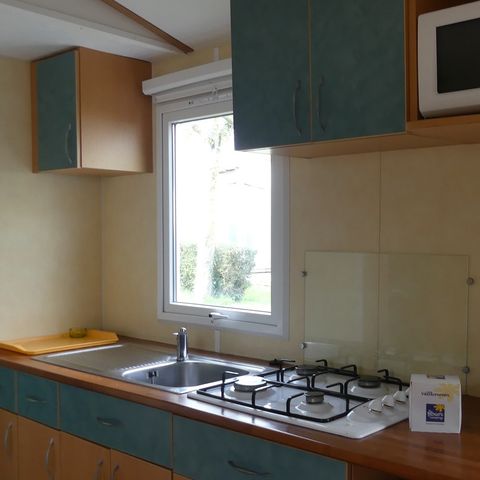 Mobilheim 4 personen - Smally 21 m² - 2 Schlafräume - OHNE TV