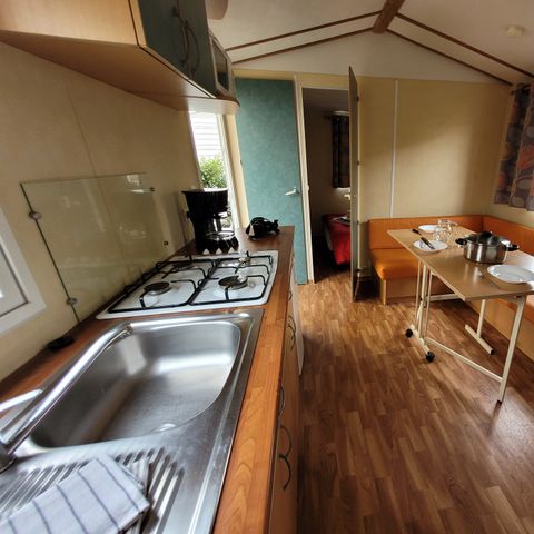 Mobile home 4 persons - Smally 21 m² - 2 bedrooms - Sleeps 4 - WITHOUT TV