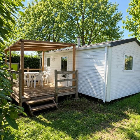 Stacaravan 5 personen - Lucky 26 m² - 2 slaapkamers - 4/5 slaapplaatsen - TV
