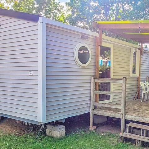Mobilheim 6 personen - Family 29 m² (3 Schlafräume - 6 Pers.) + TV