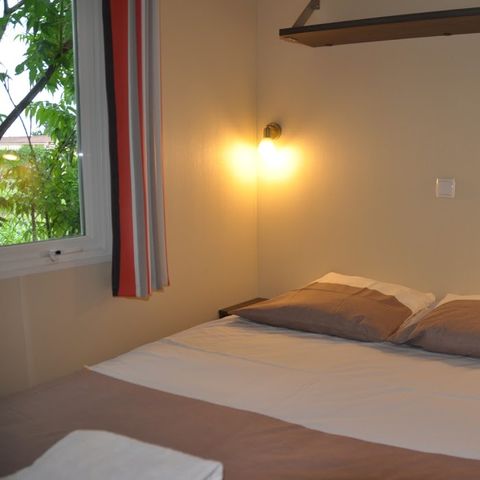 Mobilheim 6 personen - Family 29 m² (3 Schlafräume - 6 Pers.) + TV