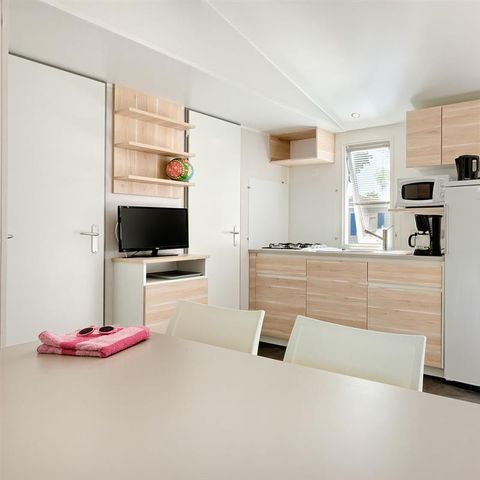 Mobile home 6 persons - Family 29 m² (3ch - 6 pers) + TV