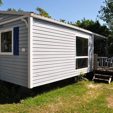 Mobilheim 5 personen - Loggia 26 m² (2 Schlafräume - 4/5 pers.) + TV