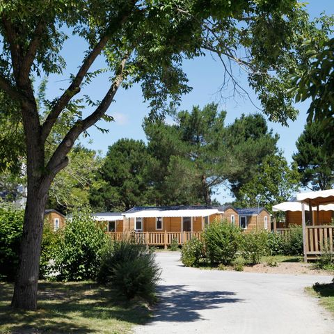 Mobile home 4 persons - Confort 22m² - 2 bedrooms - Semi-covered terrace - TV - dishwasher