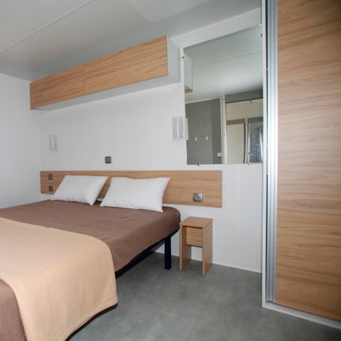 Mobilhome 4 personas - Confort 29m² - 2 habitaciones - Terraza cubierta - TV
