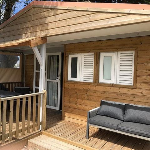 Chalet 5 personen - Houten chalet - 25m² - COMFORT