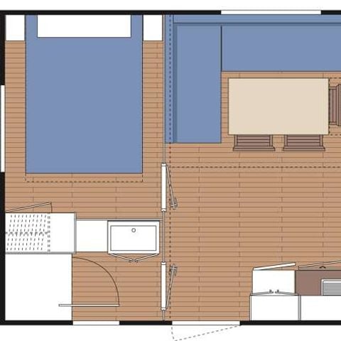 Stacaravan 6 personen - CONFORT 3 PLUS - 30 m² - (30 m²)