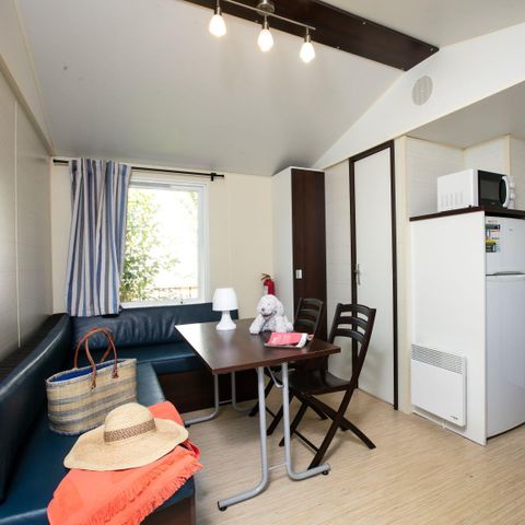 BUNGALOW 8 personnes - MH4 COTTAGE TRIBU 52.6 m² (2 Mobil-homes face à face avec terrasse commune)