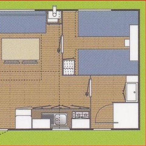 CASA MOBILE 4 persone - MH2 COTTAGE CONFORT L 29 m² (29 m²)