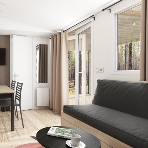 MOBILHOME 8 personas - Premium 3 dormitorios - TV + aire acondicionado