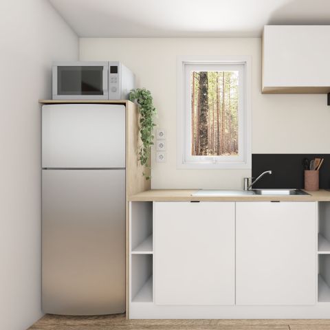 Mobile home 8 persons - Premium 3 bedrooms - TV + air conditioning